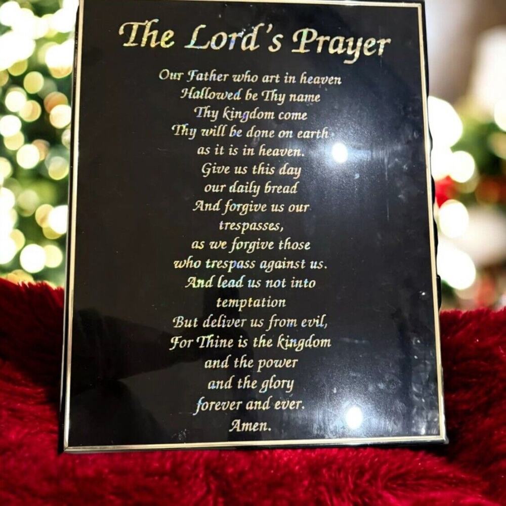 The Lords Prayer Wall Decor!!